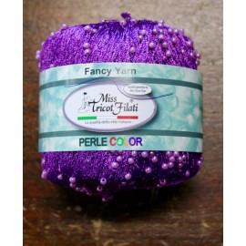 Filo da maglia per la decorazione5 mm Rose Fuchsia x 5m - Perles & Co